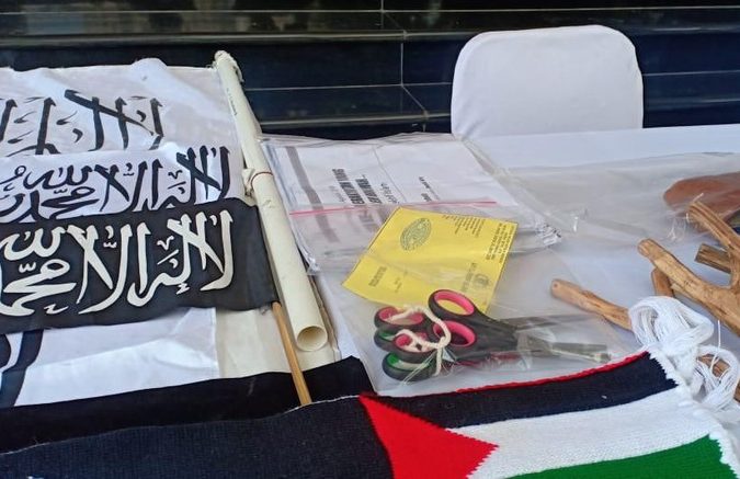 Polisi pamerkan barang bukti perencanaan penggagalan pelantikan
