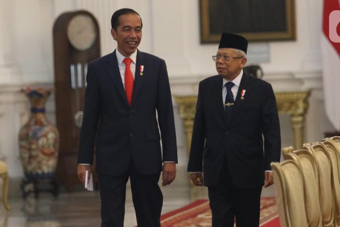 Jokowi dan KH Ma'aruf Amin