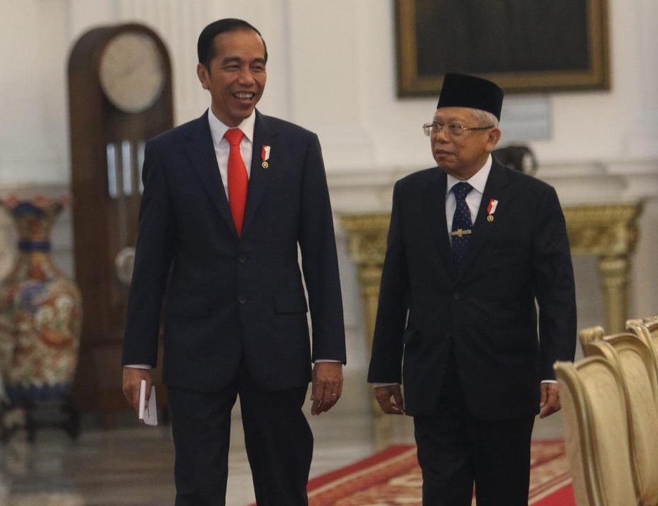 Jokowi dan KH Ma'aruf Amin