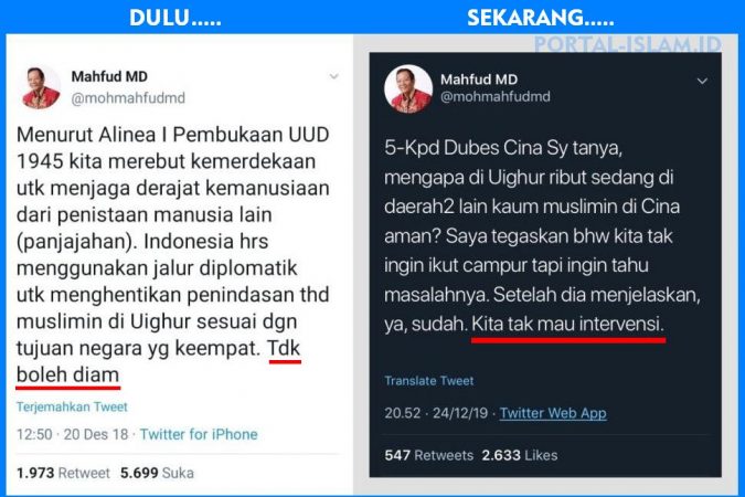 Twit Mahfud MD