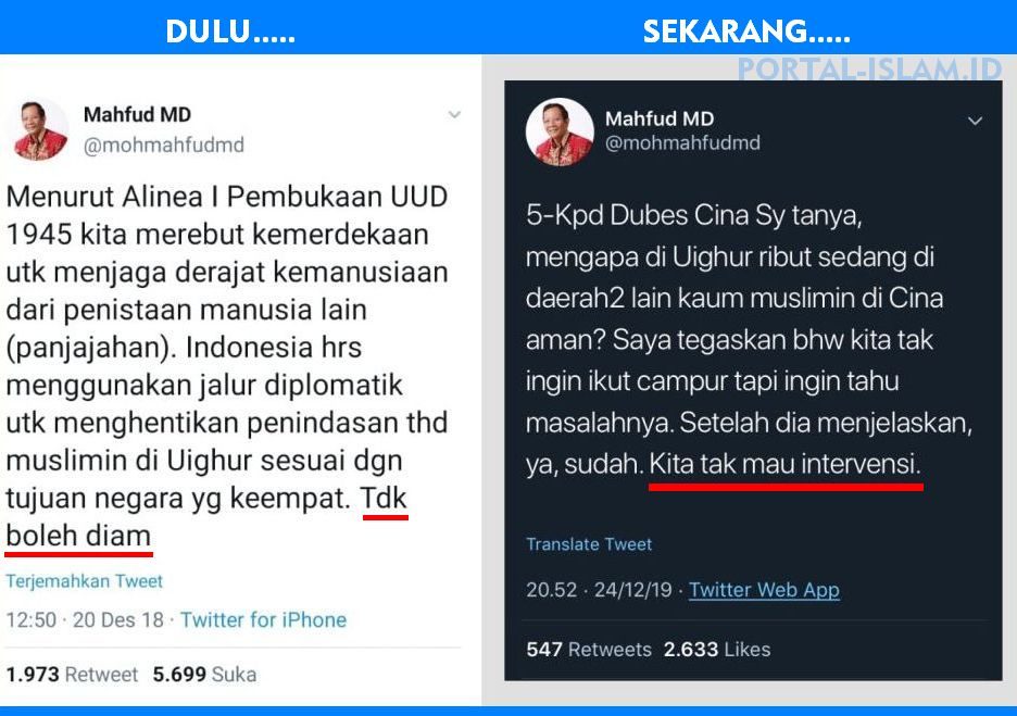 Twit Mahfud MD