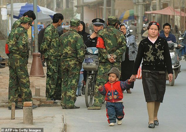 tentara cina xinjiang